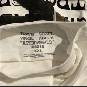 ASTROWORLD TRAVIS SCOTT X VIRGIL ABLOH COLLAB